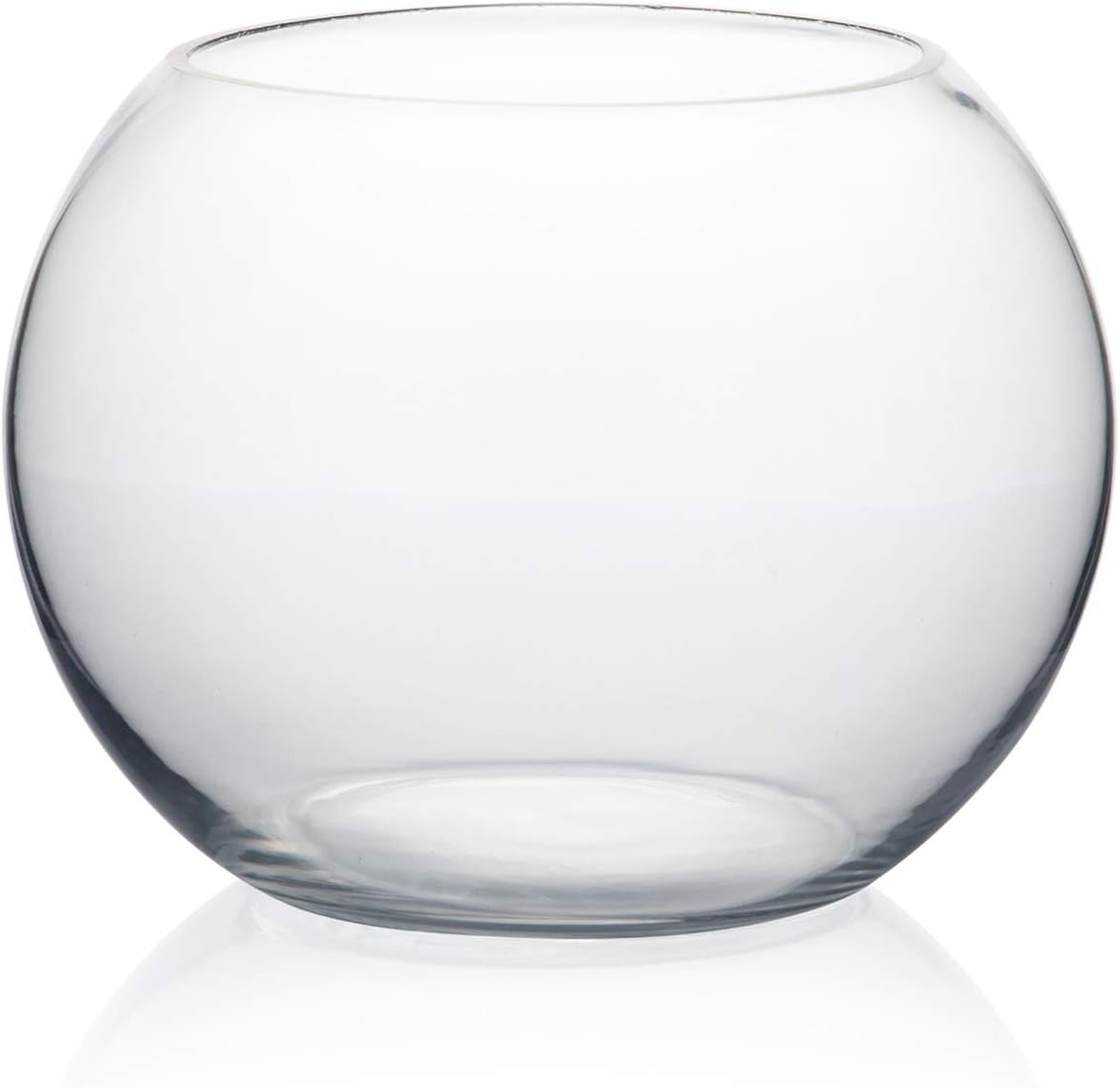 Bubble Bowl Glass Vase — 8 in Diameter, 6 in Tall