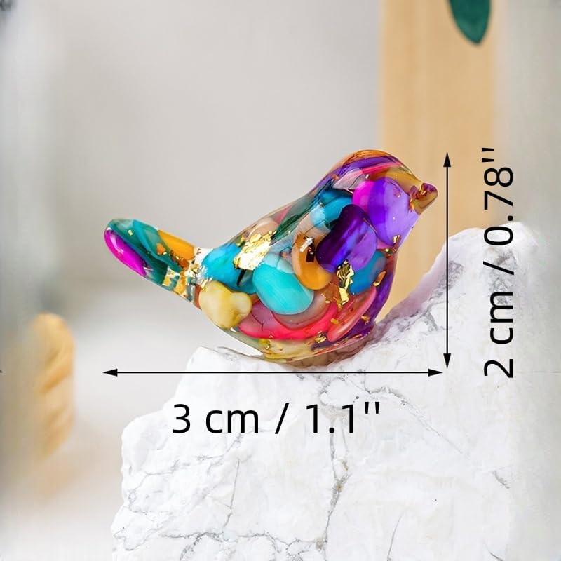 Crystal Bird Figurines — Miniature Collection