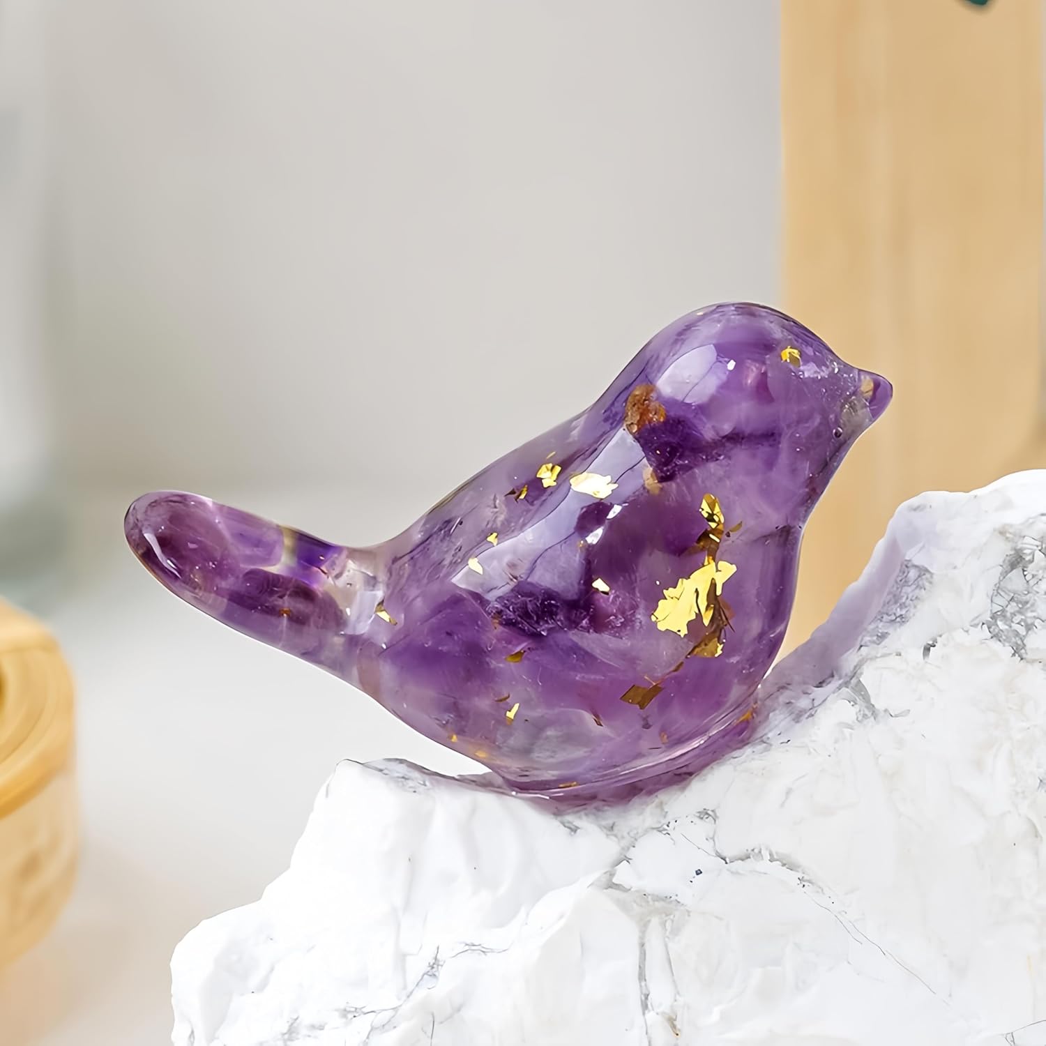 Crystal Bird Figurines — Miniature Collection