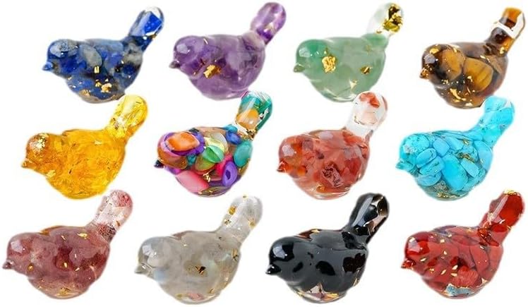 Crystal Bird Figurines — Miniature Collection