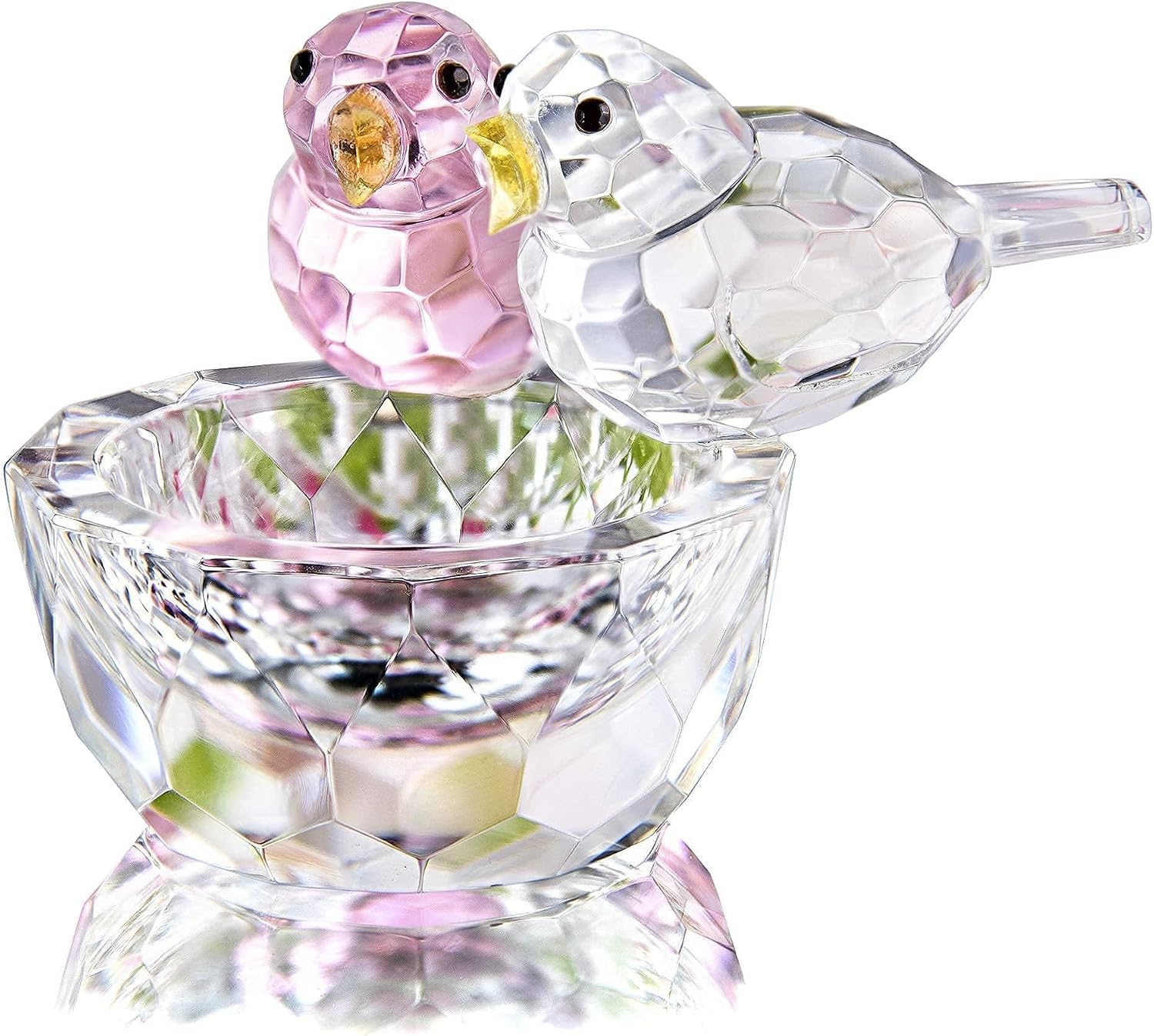 Crystal Bird Figurine — 3.3 in