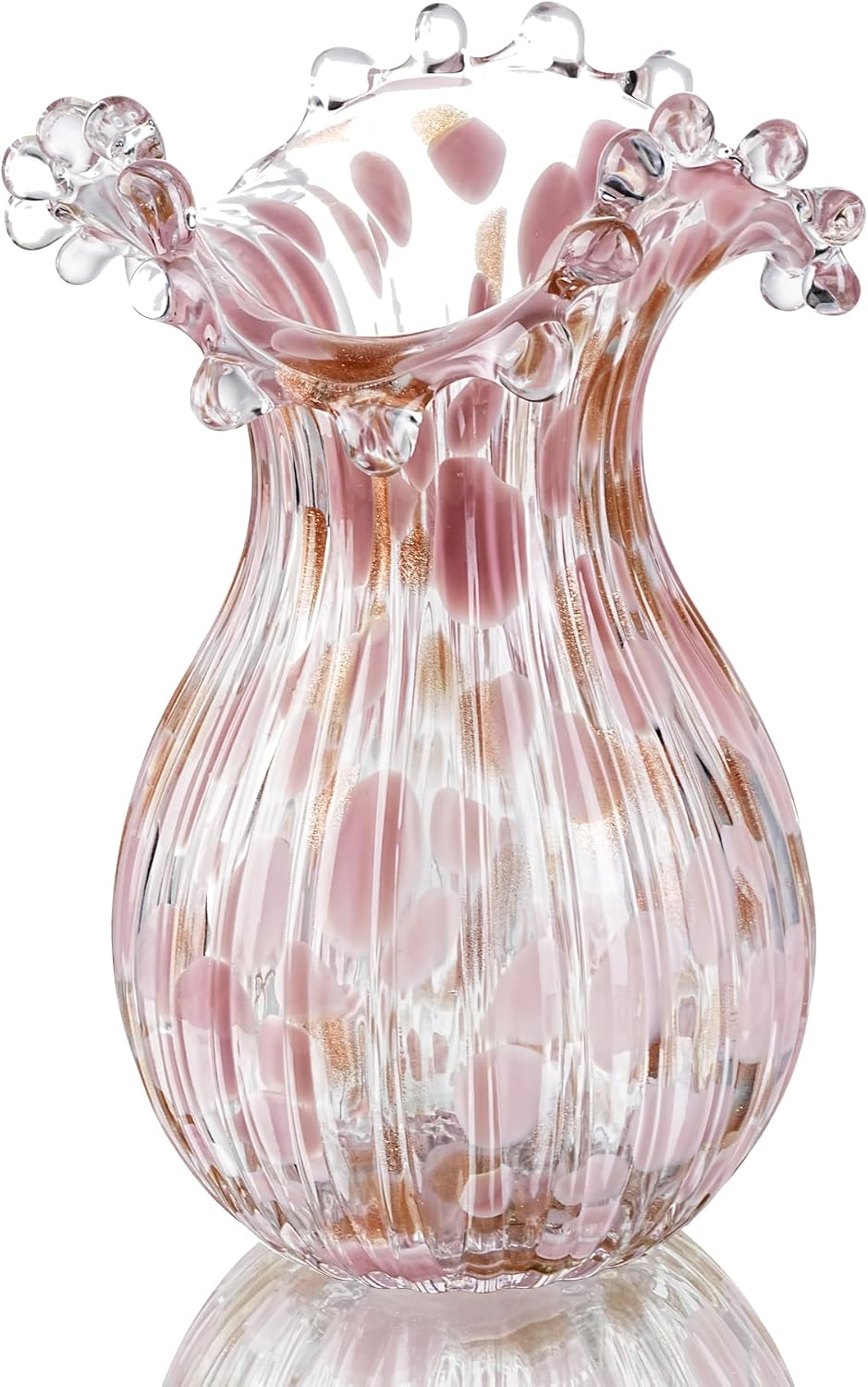 Bubble Glass Vase — 8 in, Modern Form